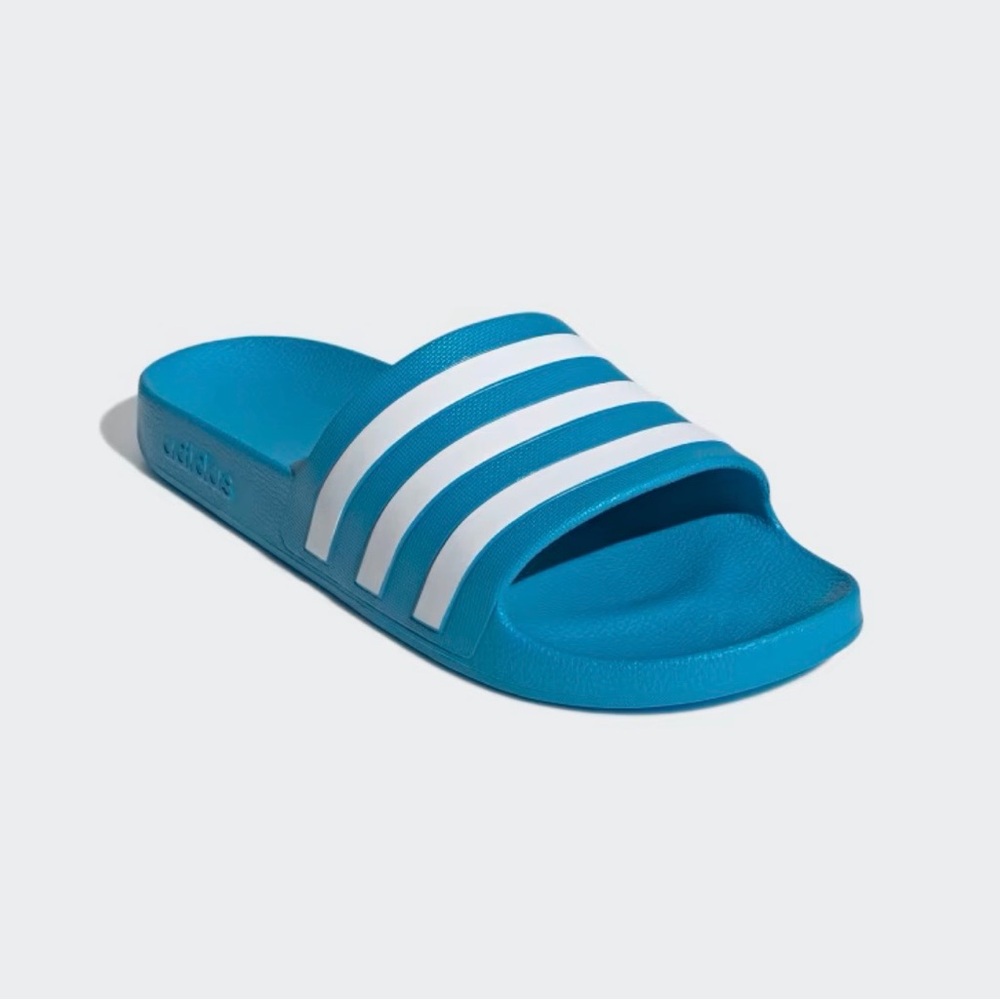 Adidas Adilette Aqua Slides FY8047 Blue White Men’s Sandals Comfort US 9 - Picture 8 of 9